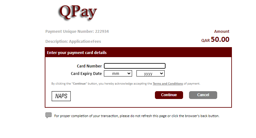 Payment Guideline | Qatar University - Image9