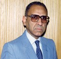 The first President of Qatar University Dr. Mohammed Ibrahim Kazim 